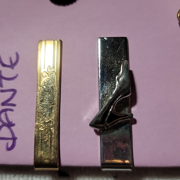LOT 14 vintage tie clips and money clips - Picture 7 of 8